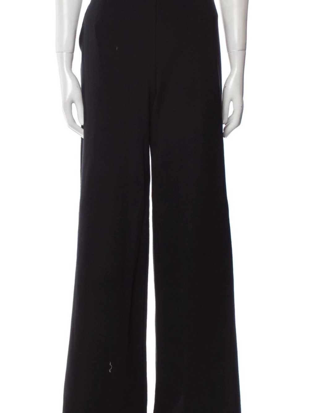 SPRWMN Black Wide-Leg High-Waist Pants - Small